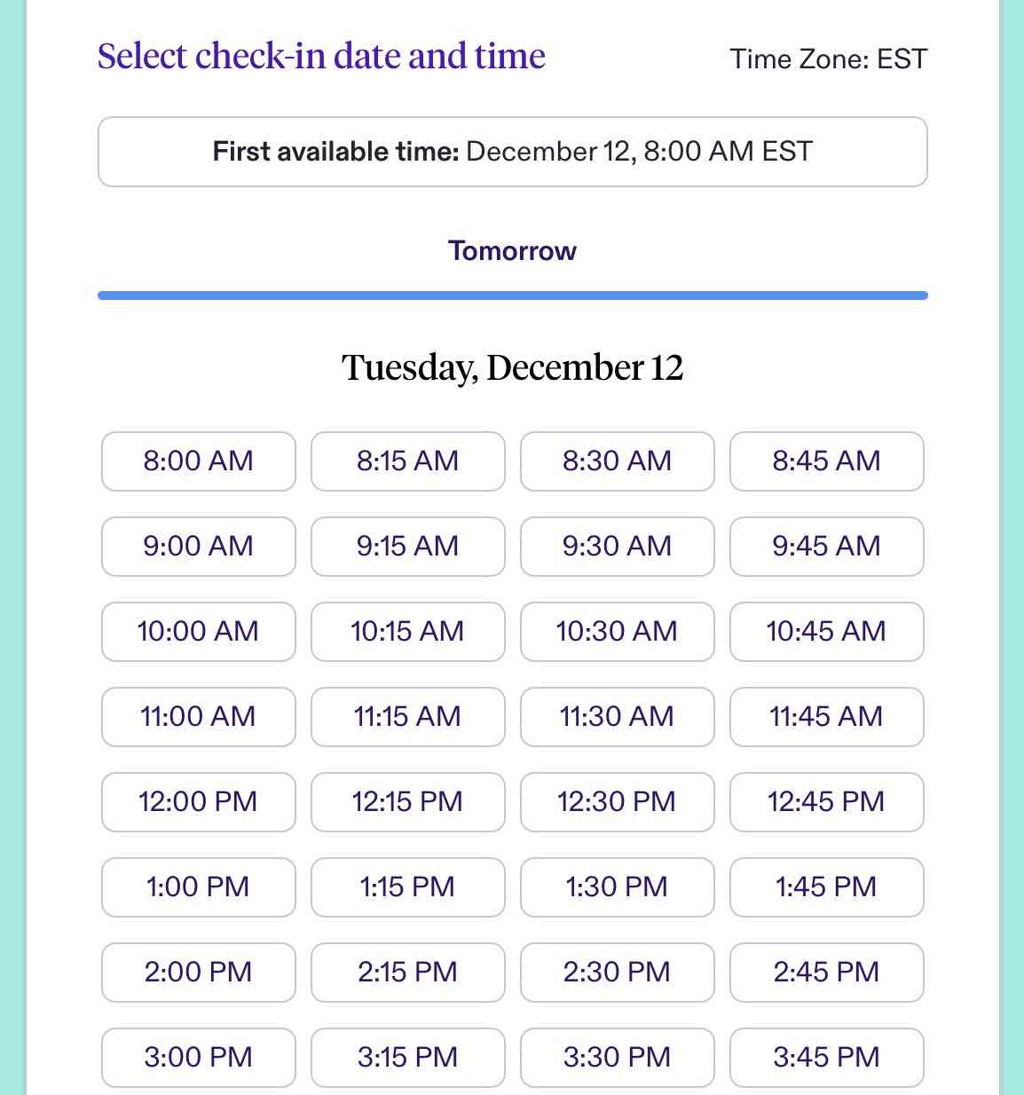 Appointment Picker