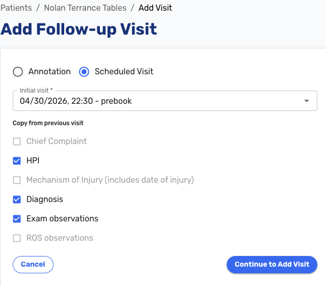 Add Followup