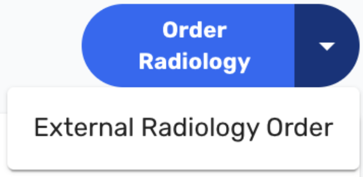 External radiology order
