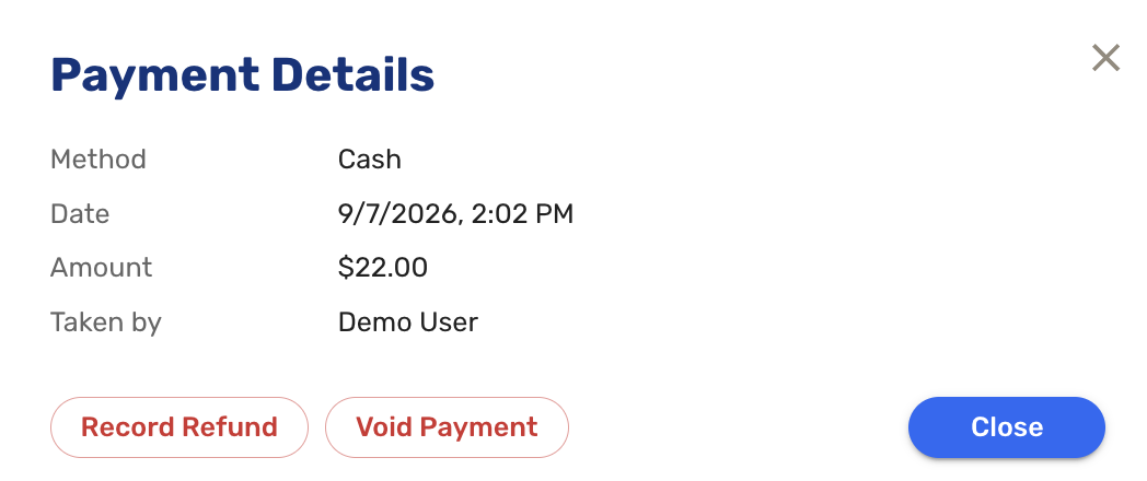 Payment Details 1